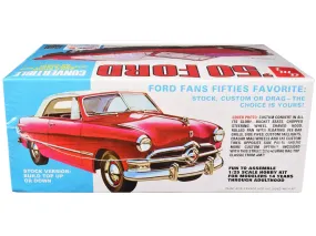 Skill 2 Model Kit 1950 Ford Convertible Street Rods 3-in-1 Kit 1/25 Scale Model by AMT