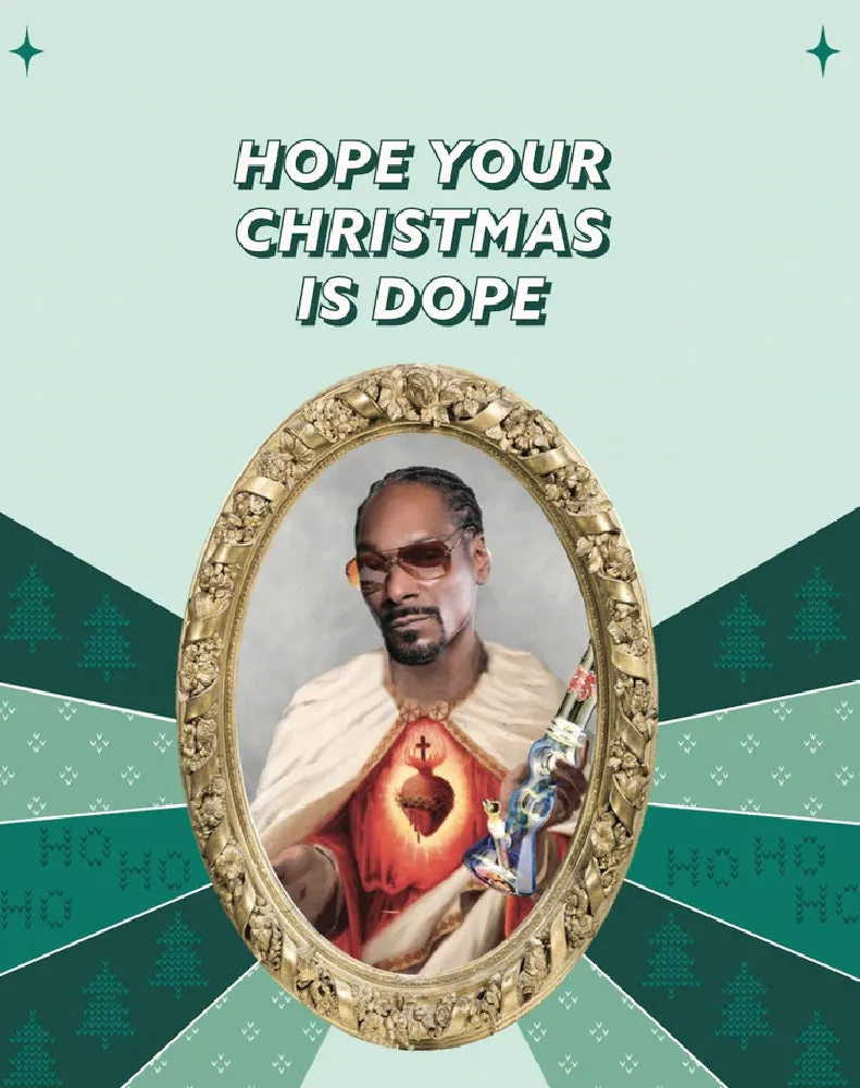 SNOOP DOGG CHRISTMAS MAGNET CARD