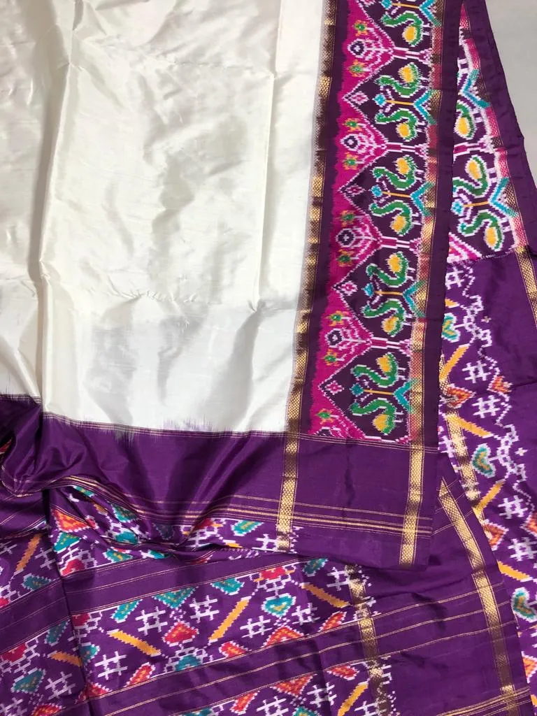 Sowbagya , Exclusive Ikat Pure Silk Saree for Women-POCH001PSSA