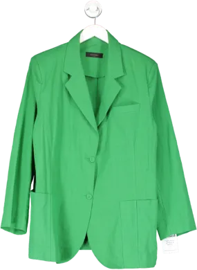 storets Green 100% Cotton Oversized Blazer UK S/M