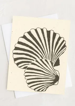 Striped Shells Blank Card