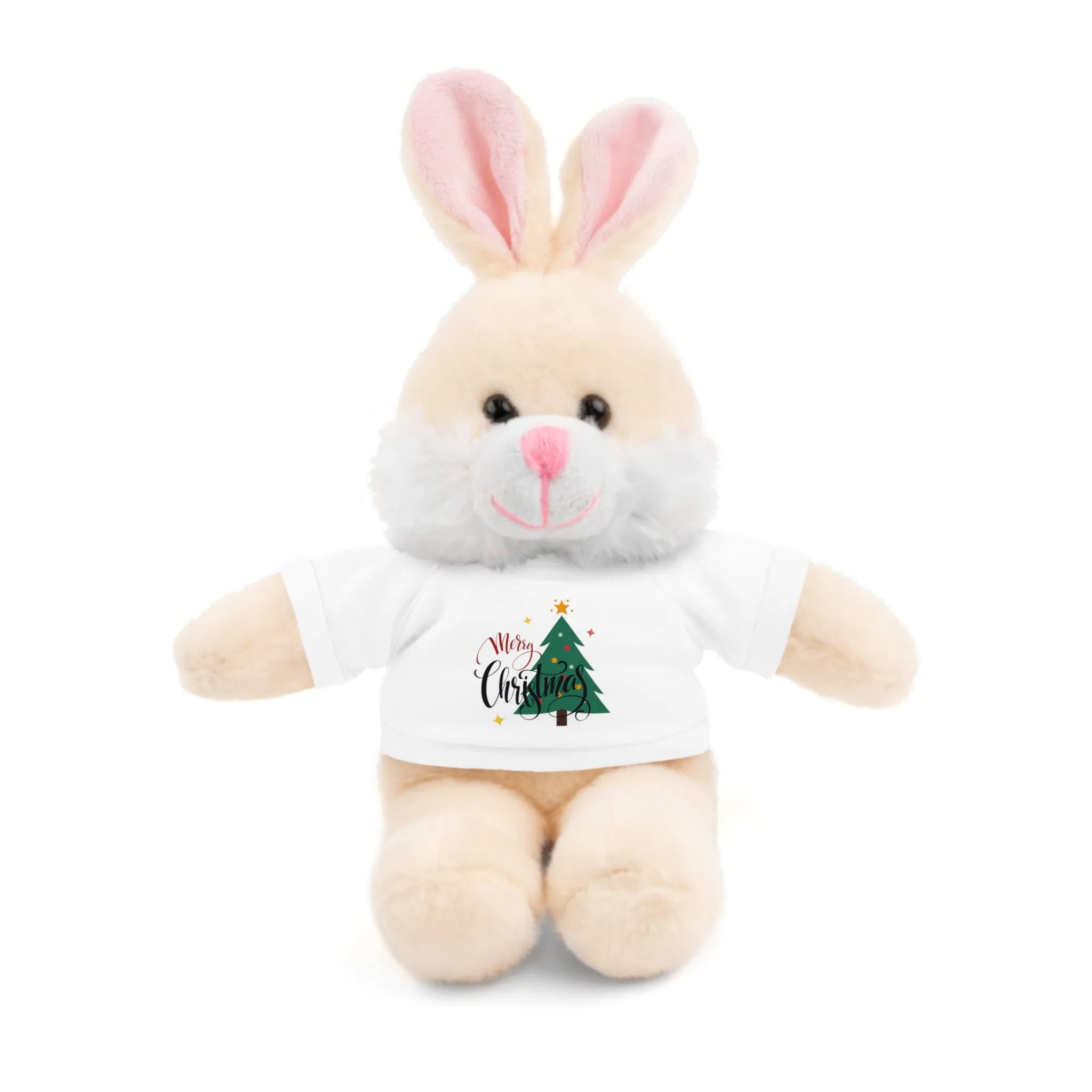 Stuffed Animals with Christmas Tee