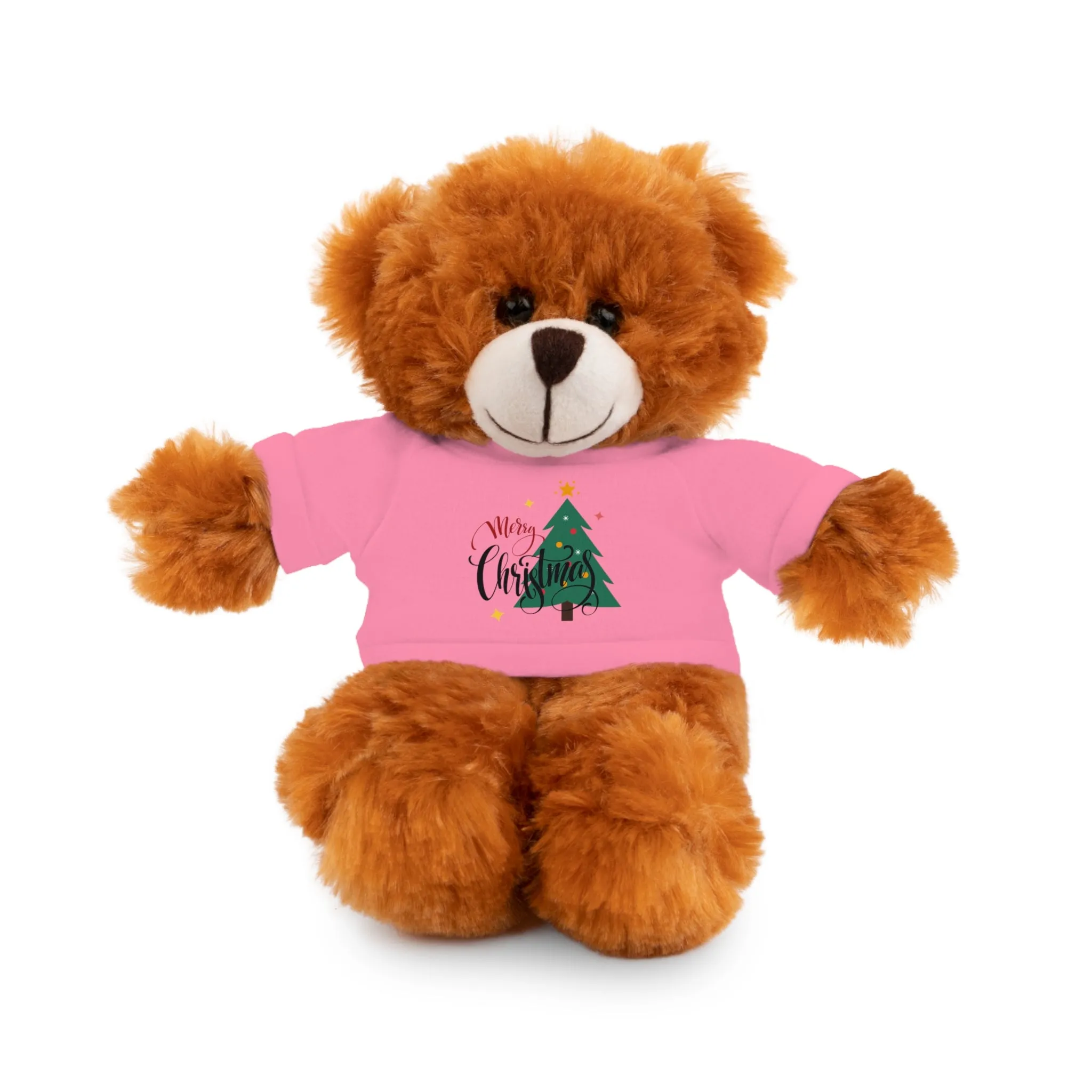 Stuffed Animals with Christmas Tee