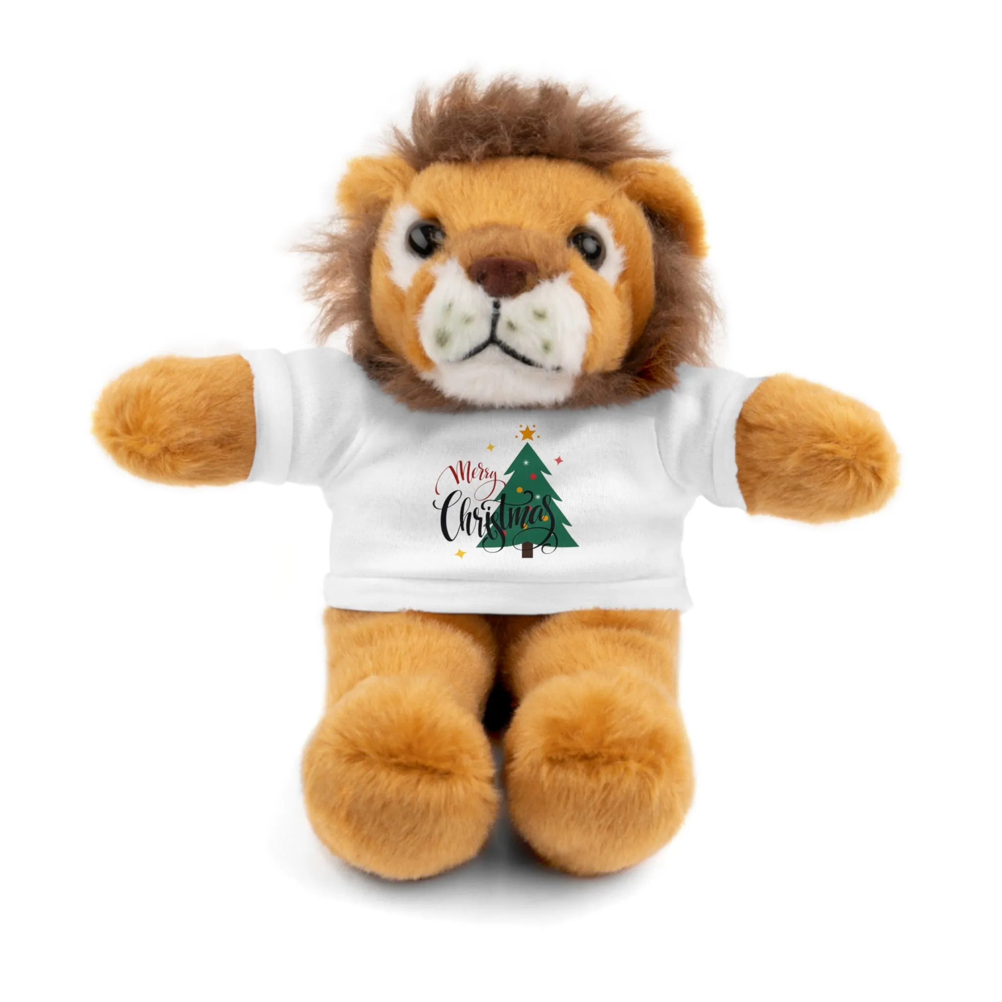 Stuffed Animals with Christmas Tee