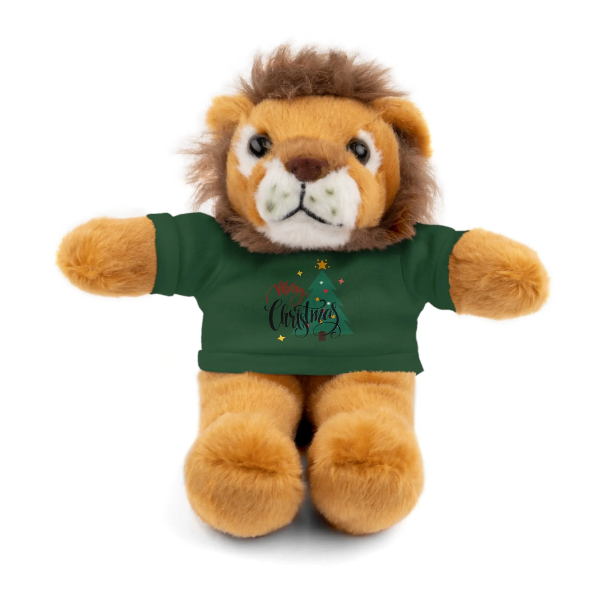 Stuffed Animals with Christmas Tee