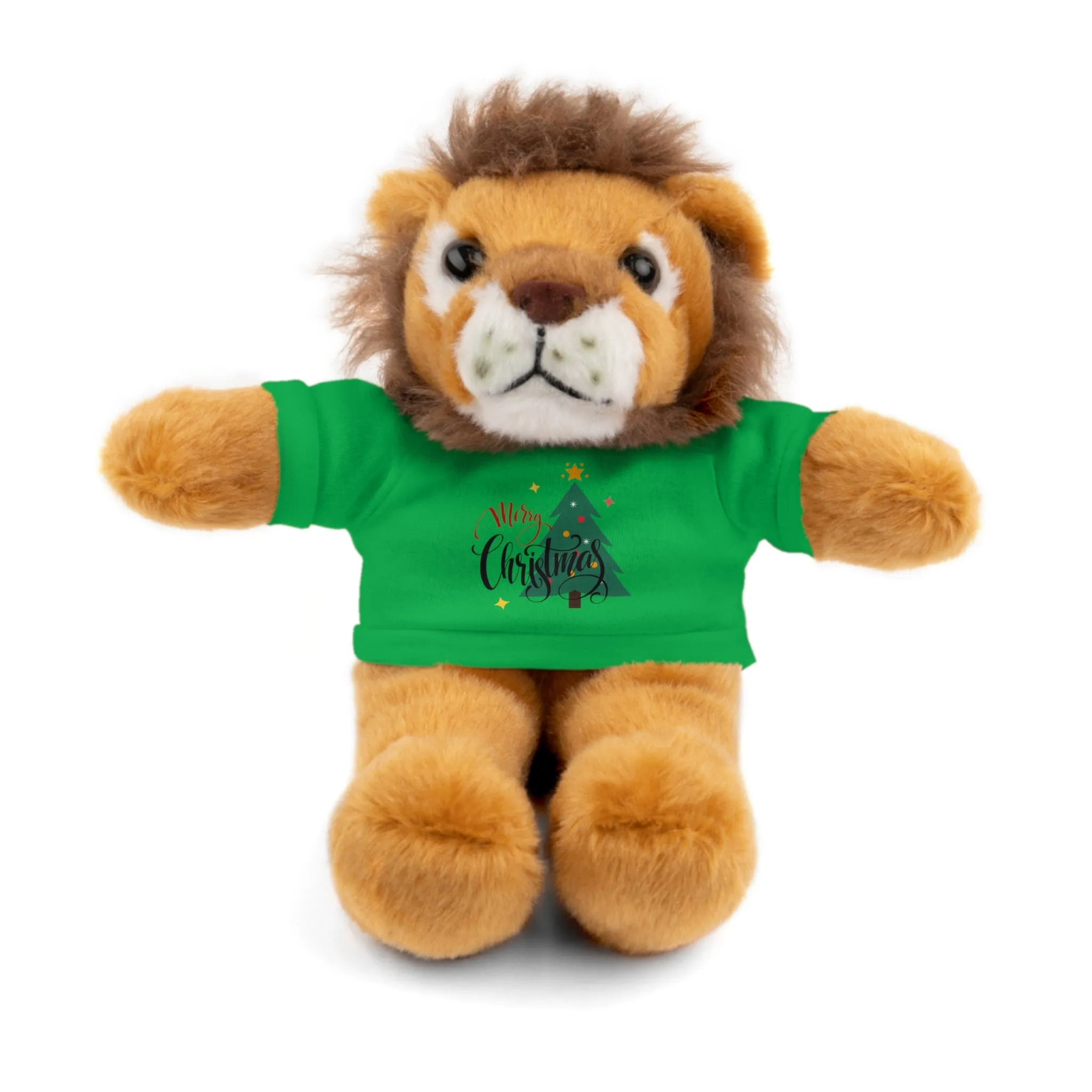 Stuffed Animals with Christmas Tee