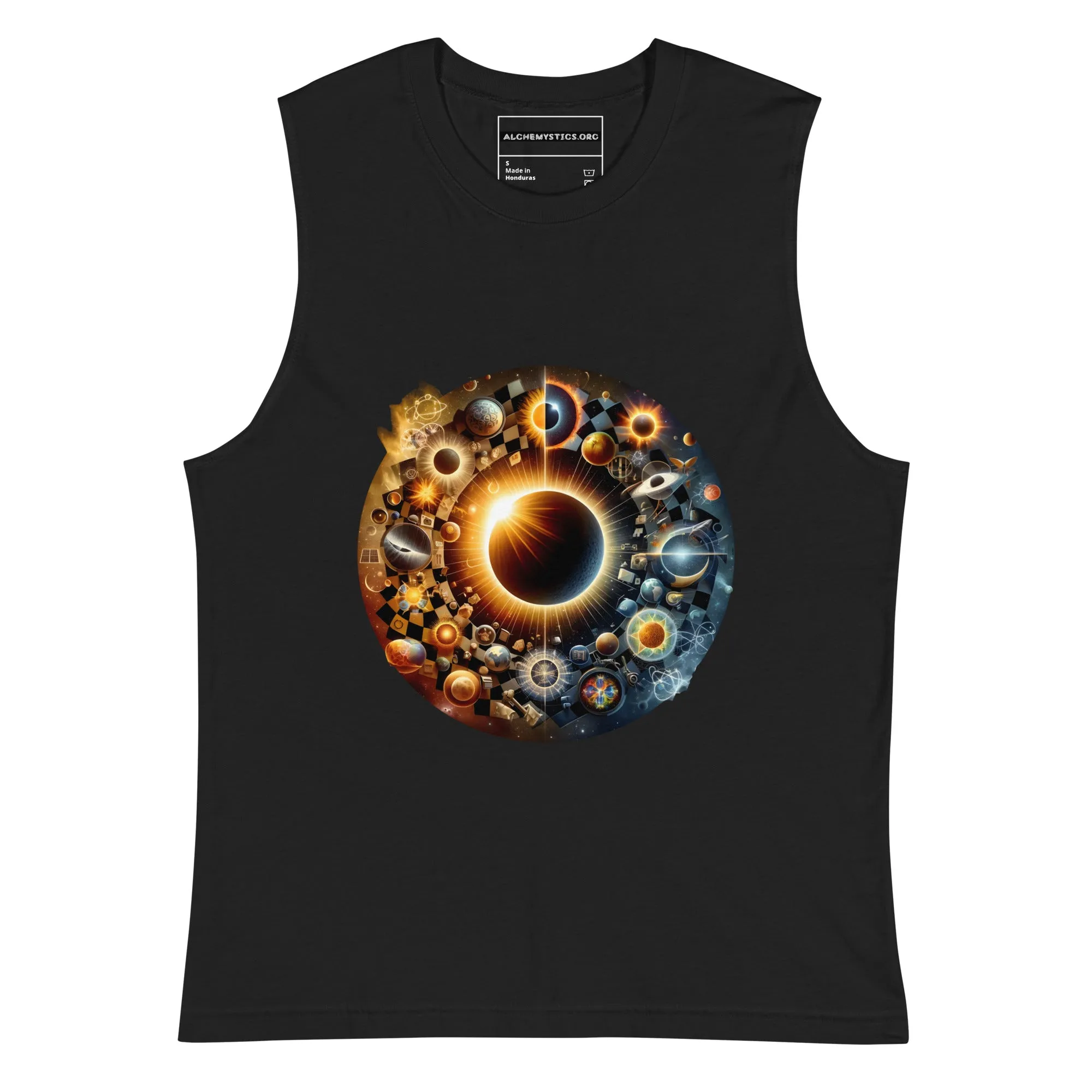 Texas Eclipse 2024 Muscle Shirt / Tank Top for Unisex Men Woman