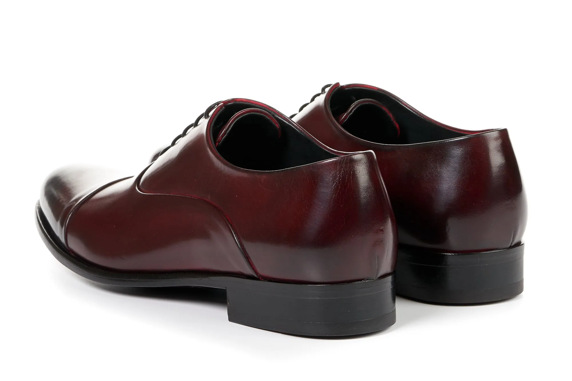 The Cagney Cap-Toe Oxford - Oxblood