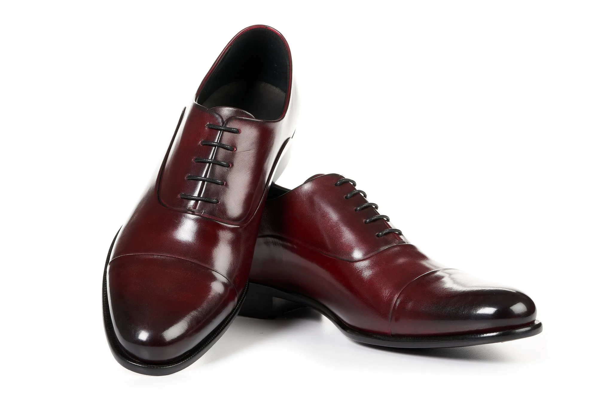 The Cagney Cap-Toe Oxford - Oxblood