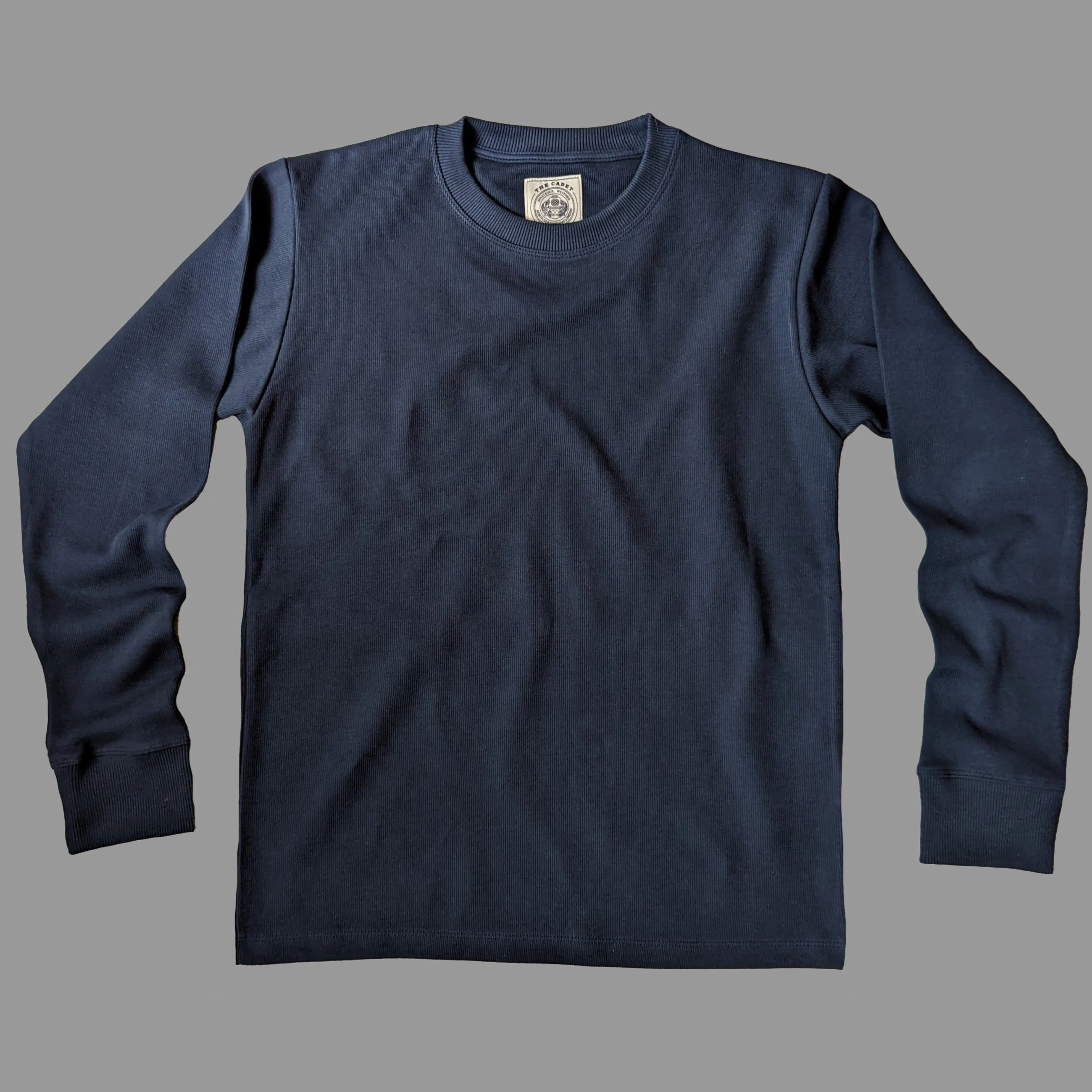 THE NEW CADET HEAVY LONG SLEEVE CREW - NAVY