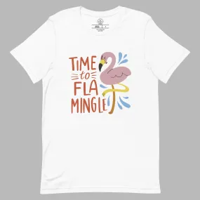 Unisex t-shirt - Time to Flamingle