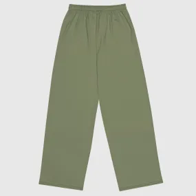 Unisex wide-leg pants - Olive