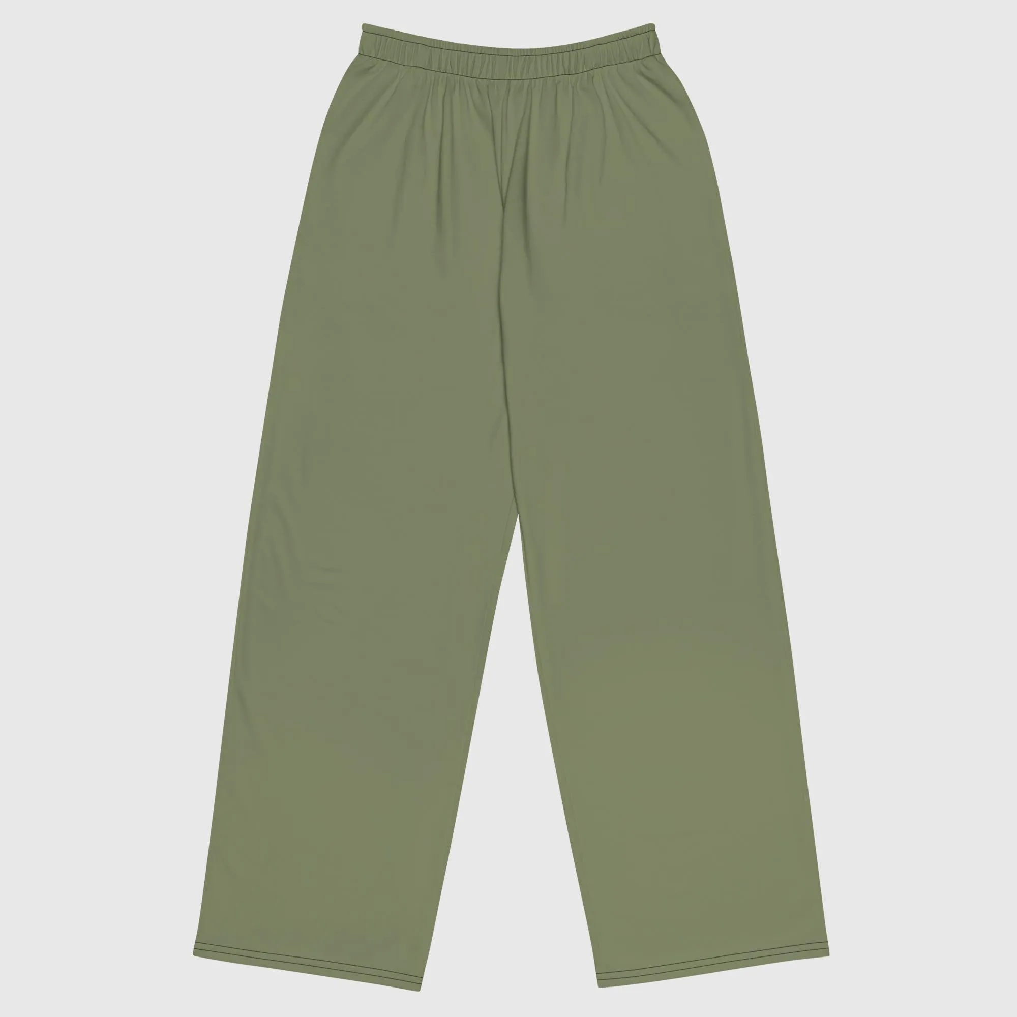 Unisex wide-leg pants - Olive