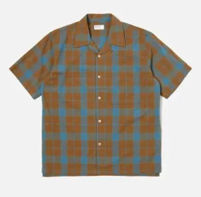 Universal Works - Camp Shirt In Sea/Sand Taki Check