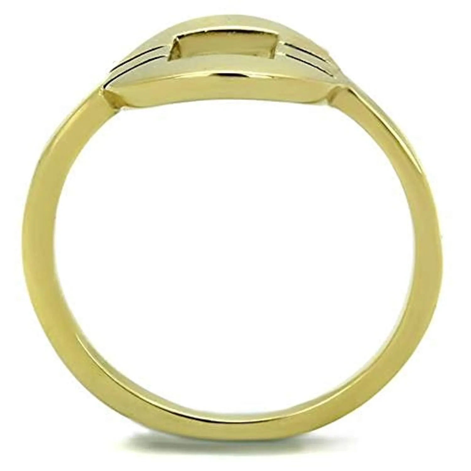 WildKlass Stainless Steel Ring IP Gold Women