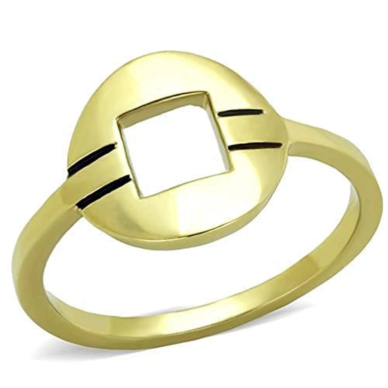 WildKlass Stainless Steel Ring IP Gold Women