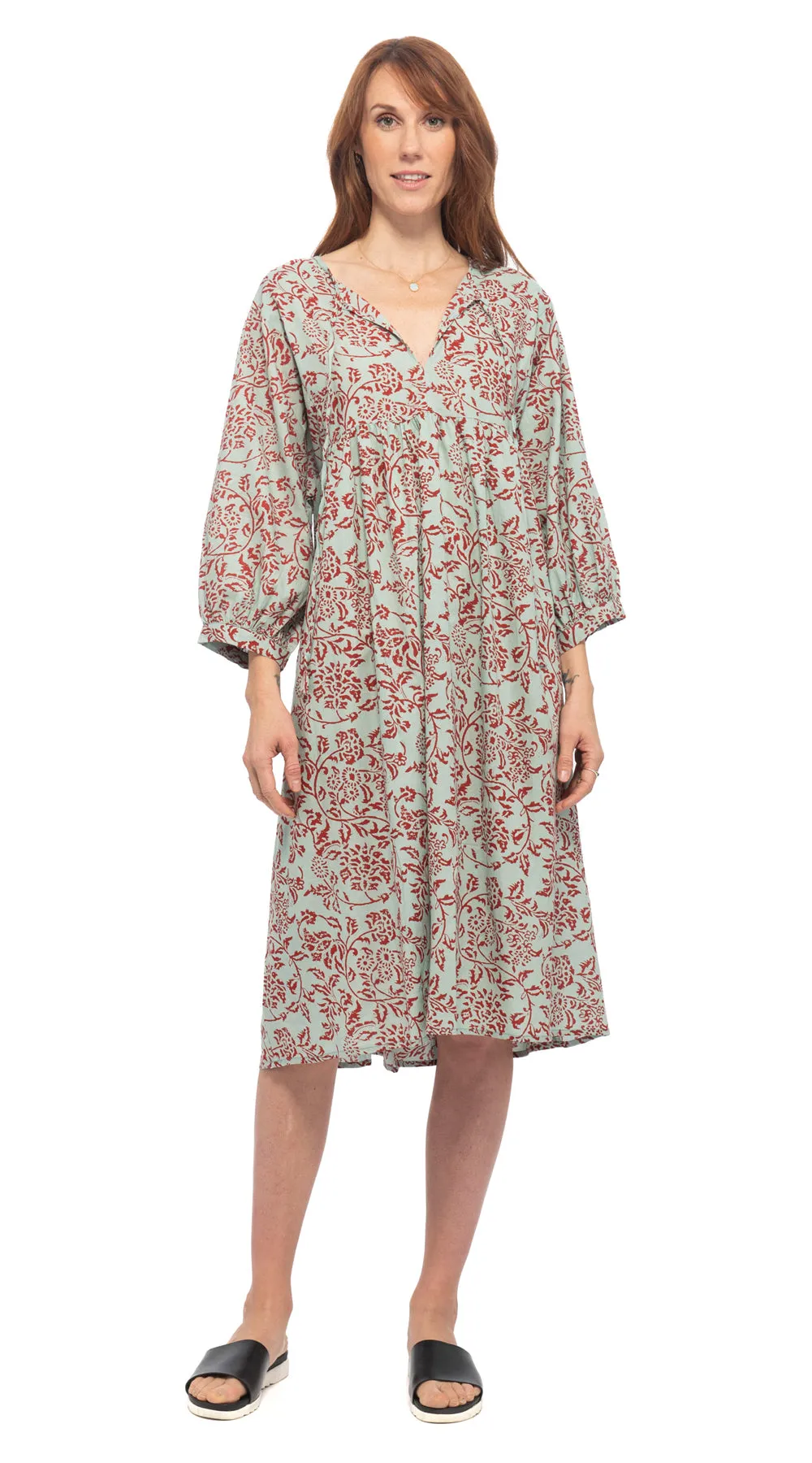 Woodstock Dress - light blue - cotton