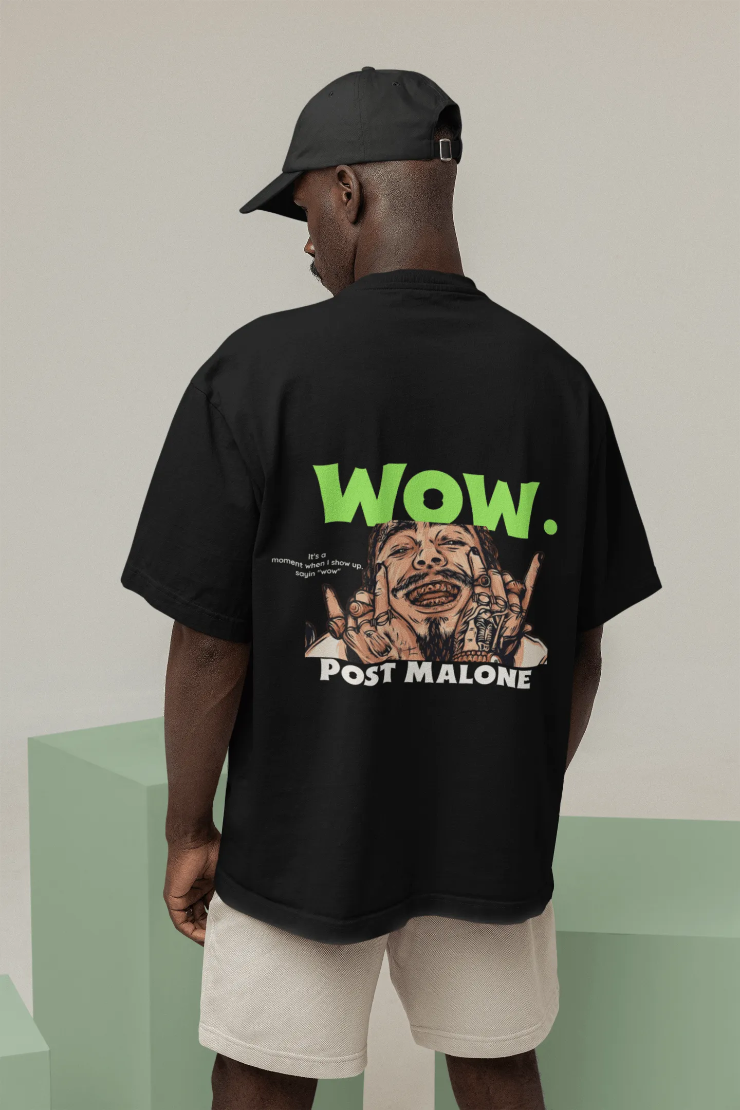 WOW Post Malone Oversized T-shirt