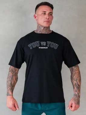 You vs You Oversized T-Shirt - Black